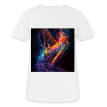 Harpe - T-shirt respirant Femme - blanc - Devant - AI Model Female 172 dark (172cm)