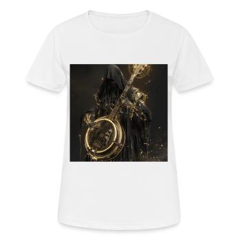 Banjo - Frauen T-Shirt atmungsaktiv - Weiß - Vorne - AI Model Female 172 dark (172cm)