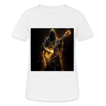 Banjo - Frauen T-Shirt atmungsaktiv - Weiß - Vorne - AI Model Female 172 dark (172cm)