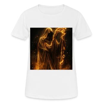 Harfe - Frauen T-Shirt atmungsaktiv - Weiß - Vorne - AI Model Female 172 dark (172cm)