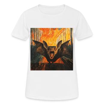 Schläger - Frauen T-Shirt atmungsaktiv - Weiß - Vorne - AI Model Female 172 dark (172cm)