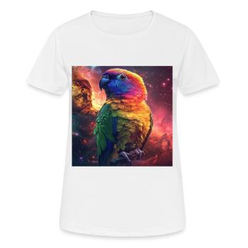 Sittiche - Frauen T-Shirt atmungsaktiv - Weiß - Vorne - AI Model Female 172 dark (172cm)
