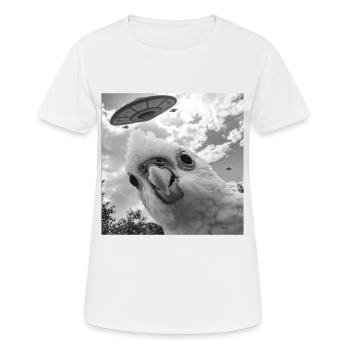 Sittiche - Frauen T-Shirt atmungsaktiv - Weiß - Vorne - AI Model Female 172 dark (172cm)