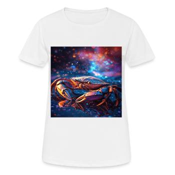 Krabbe - Frauen T-Shirt atmungsaktiv - Weiß - Vorne - AI Model Female 172 dark (172cm)