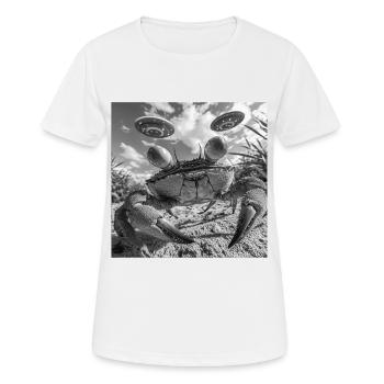 Krabbe - Frauen T-Shirt atmungsaktiv - Weiß - Vorne - AI Model Female 172 dark (172cm)