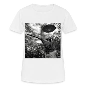Kolibri - Frauen T-Shirt atmungsaktiv - Weiß - Vorne - AI Model Female 172 dark (172cm)