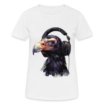 Geier - Frauen T-Shirt atmungsaktiv - Weiß - Vorne - AI Model Female 172 dark (172cm)