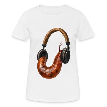 Wurm - Frauen T-Shirt atmungsaktiv - Weiß - Vorne - AI Model Female 172 dark (172cm)