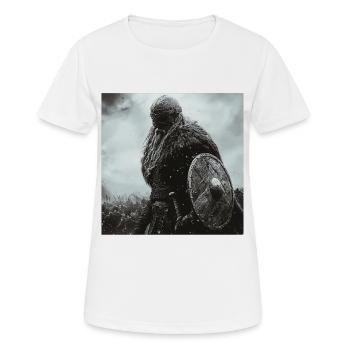 Wikinger - Frauen T-Shirt atmungsaktiv - Weiß - Vorne - AI Model Female 172 dark (172cm)
