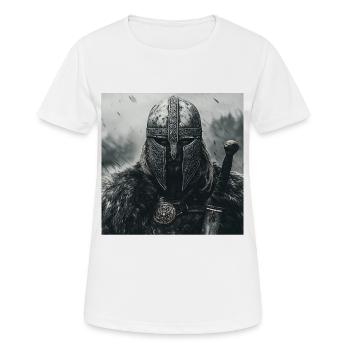 Wikinger - Frauen T-Shirt atmungsaktiv - Weiß - Vorne - AI Model Female 172 dark (172cm)