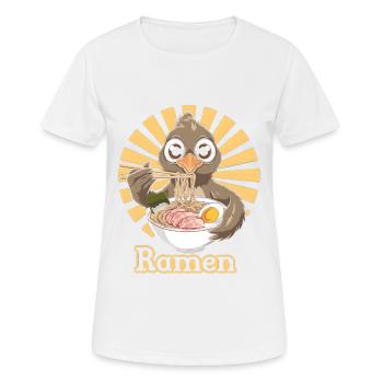 Auerhahn - Frauen T-Shirt atmungsaktiv - Weiß - Vorne - AI Model Female 172 dark (172cm)