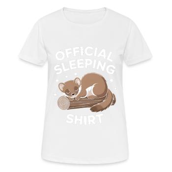 Wiesel - Frauen T-Shirt atmungsaktiv - Weiß - Vorne - AI Model Female 172 dark (172cm)