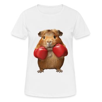 Meerschweinchen - Frauen T-Shirt atmungsaktiv - Weiß - Vorne - AI Model Female 172 dark (172cm)