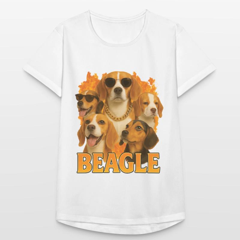 Beagle Frauen T-Shirt atmungsaktiv