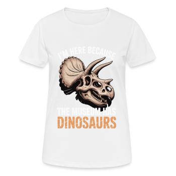 Musée - T-shirt respirant Femme - blanc - Devant - AI Model Female 172 dark (172cm)