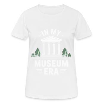 Musée - T-shirt respirant Femme - blanc - Devant - AI Model Female 172 dark (172cm)