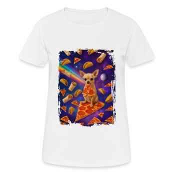 Chihuahua - Frauen T-Shirt atmungsaktiv - Weiß - Vorne - AI Model Female 172 dark (172cm)