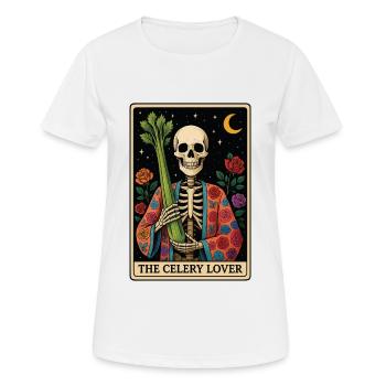 Sellery Tarot - Frauen T-Shirt atmungsaktiv - Weiß - Vorne - AI Model Female 172 dark (172cm)