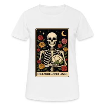 Blumenkohl Tarot - Frauen T-Shirt atmungsaktiv - Weiß - Vorne - AI Model Female 172 dark (172cm)