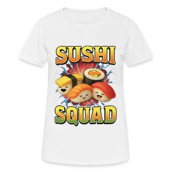 Sushi - Frauen T-Shirt atmungsaktiv - Weiß - Vorne - AI Model Female 172 dark (172cm)