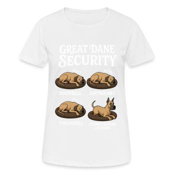 Great Dane - Women's Breathable T-Shirt - white - Front - AI Model Female 172 dark (172cm)