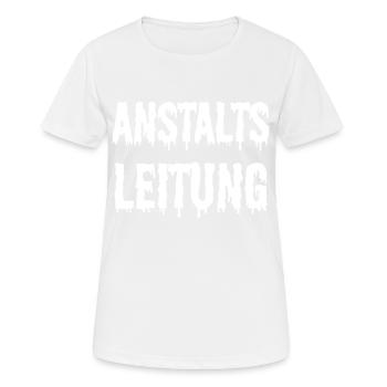 Anstaltsleitung Unternehmer Selbstständig - Frauen T-Shirt atmungsaktiv - Weiß - Vorne - AI Model Female 172 dark (172cm)
