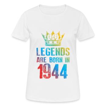 1944 Légendes nées en - T-shirt respirant Femme - blanc - Devant - AI Model Female 172 dark (172cm)