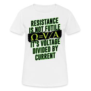 Électronique Électrotechnique Électriciens - T-shirt respirant Femme - blanc - Devant - AI Model Female 172 dark (172cm)