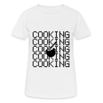 Cuire - T-shirt respirant Femme - blanc - Devant - AI Model Female 172 dark (172cm)