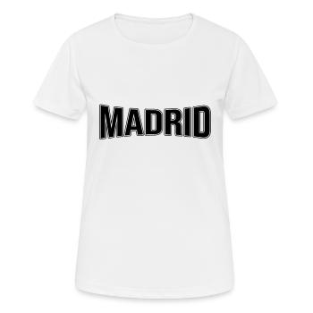 Madrid - Women's Breathable T-Shirt - white - Front - AI Model Female 172 dark (172cm)