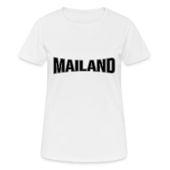 Milan - T-shirt respirant Femme - blanc - Devant - AI Model Female 172 dark (172cm)