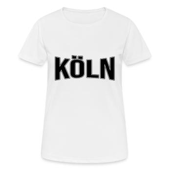 Cologne - Women's Breathable T-Shirt - white - Front - AI Model Female 172 dark (172cm)