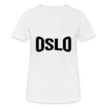 Oslo - T-shirt respirant Femme - blanc - Devant - AI Model Female 172 dark (172cm)