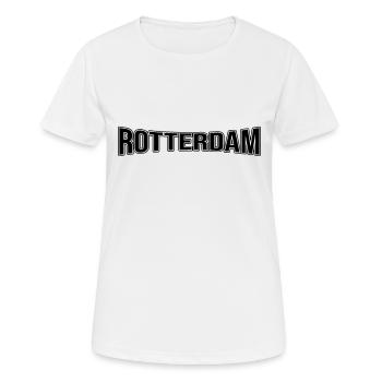 Rotterdam - T-shirt respirant Femme - blanc - Devant - AI Model Female 172 dark (172cm)