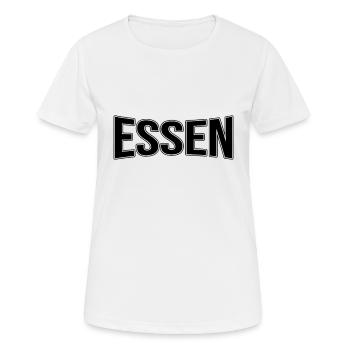 Essen - Frauen T-Shirt atmungsaktiv - Weiß - Vorne - AI Model Female 172 dark (172cm)