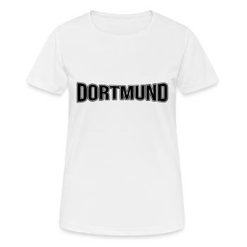 Dortmund - T-shirt respirant Femme - blanc - Devant - AI Model Female 172 dark (172cm)