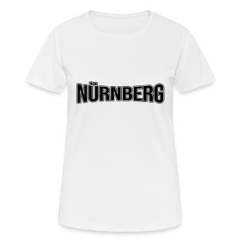 Nuremberg - T-shirt respirant Femme - blanc - Devant - AI Model Female 172 dark (172cm)