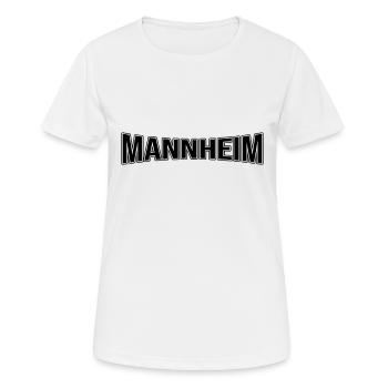 Mannheim - Women's Breathable T-Shirt - white - Front - AI Model Female 172 dark (172cm)