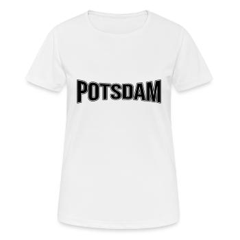 Potsdam - T-shirt respirant Femme - blanc - Devant - AI Model Female 172 dark (172cm)