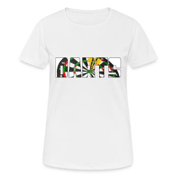 Dard - T-shirt respirant Femme - blanc - Devant - AI Model Female 172 dark (172cm)