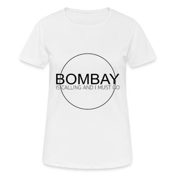 Dicton de Bombay - T-shirt respirant Femme - blanc - Devant - AI Model Female 172 dark (172cm)