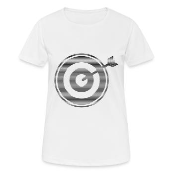 Dard - T-shirt respirant Femme - blanc - Devant - AI Model Female 172 dark (172cm)