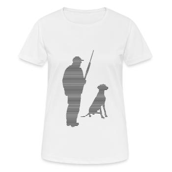 Hunter - Women's Breathable T-Shirt - white - Front - AI Model Female 172 dark (172cm)