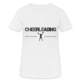 Cheerleading - T-shirt respirant Femme - blanc - Devant - AI Model Female 172 dark (172cm)