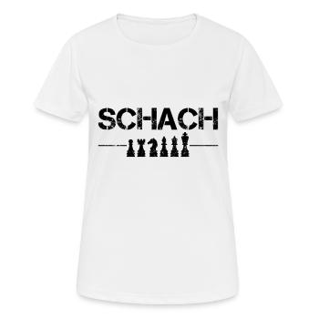 Schach - Frauen T-Shirt atmungsaktiv - Weiß - Vorne - AI Model Female 172 dark (172cm)