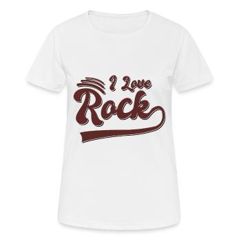 J’adore la jupe - T-shirt respirant Femme - blanc - Devant - AI Model Female 172 dark (172cm)