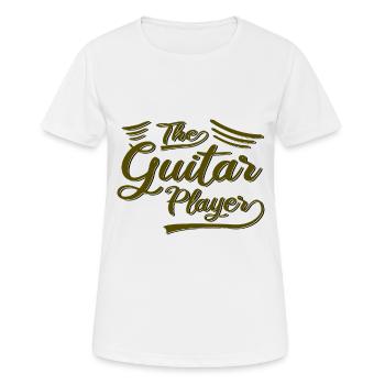 The guitarist - Women's Breathable T-Shirt - white - Front - AI Model Female 172 dark (172cm)