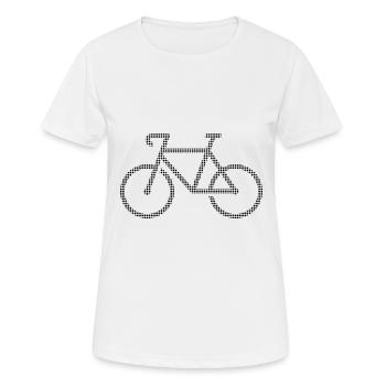Bicycle - Women's Breathable T-Shirt - white - Front - AI Model Female 172 dark (172cm)