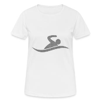 Nager - T-shirt respirant Femme - blanc - Devant - AI Model Female 172 dark (172cm)