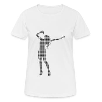 Sing - Women's Breathable T-Shirt - white - Front - AI Model Female 172 dark (172cm)